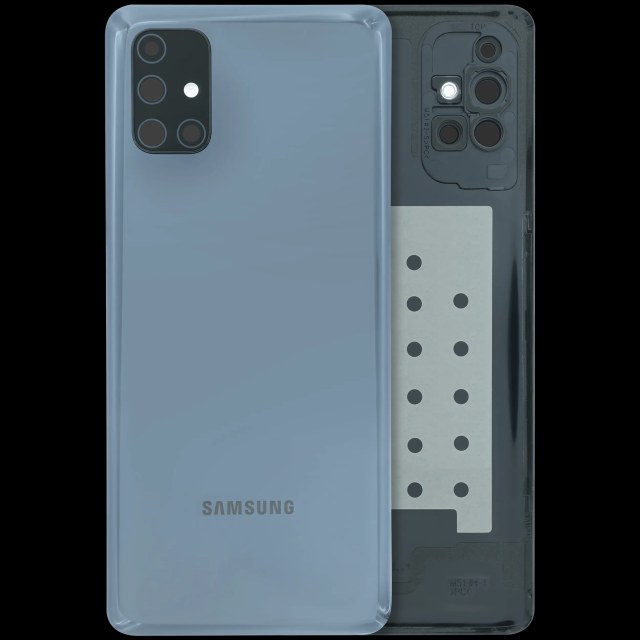 Cover posteriore con Vetro fotocamera per Samsung Galaxy M51 (M515) (Service Pack) (Nero)