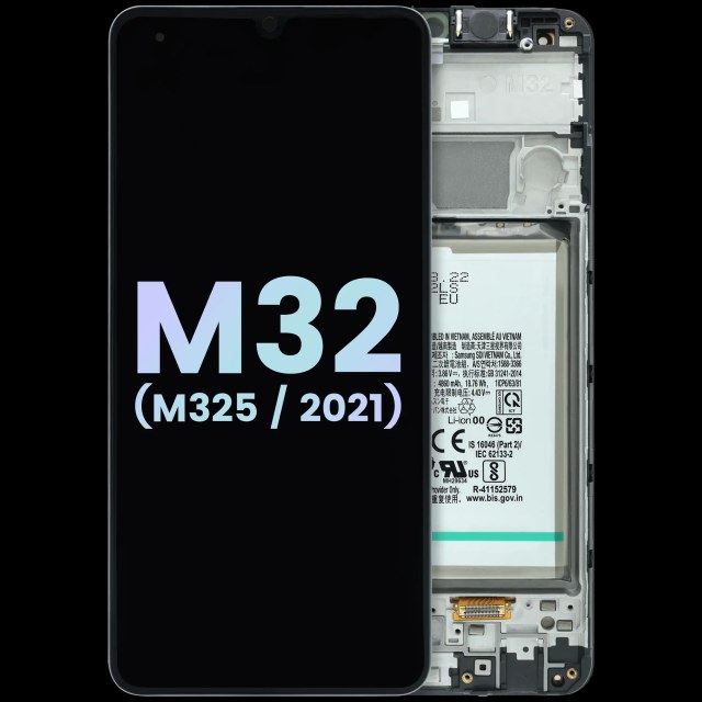 Display LCD completo con Frame compatibile per Samsung Galaxy M32 (M325) (Service Pack) (All colors)