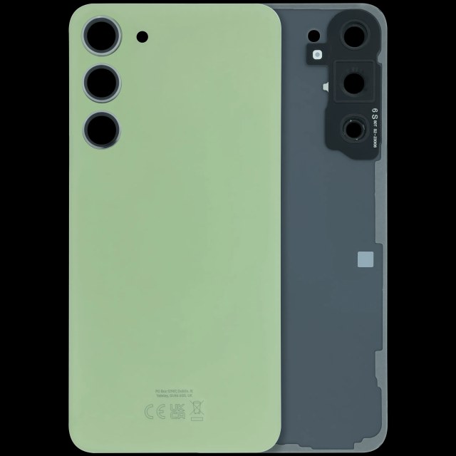 vetro cover posteriore con Vetro fotocamera compatibile per Samsung Galaxy S23 Plus (S916B) (Service Pack) (Lime)