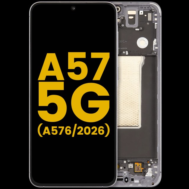 Display OLED completo con Frame per Samsung Galaxy A57 5G (A576 / 2026) (Refurbished) (Grigio)