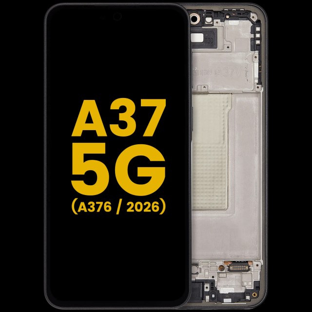Display OLED completo con Frame per Samsung Galaxy A37 5G (A376 / 2026) (Refurbished) (Charkoal)