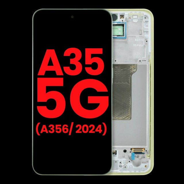 Display OLED completo con Frame per Samsung Galaxy A35 5G (A356 / 2024) (Lemon)
