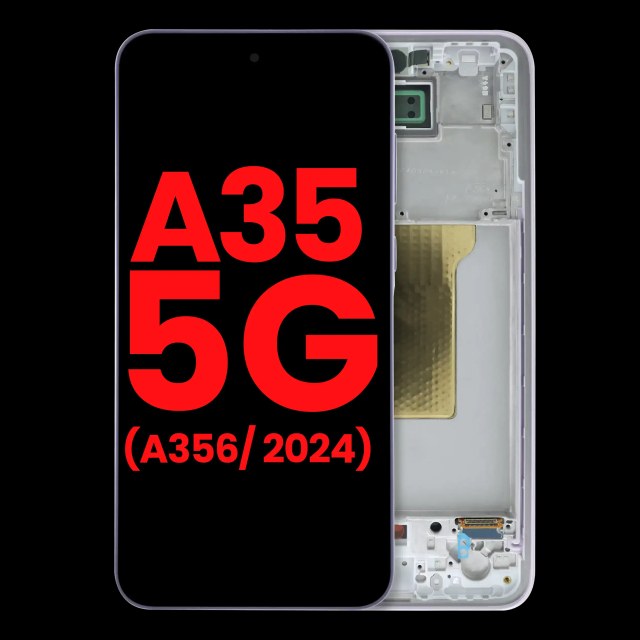 Display OLED completo con Frame per Samsung Galaxy A35 5G (A356 / 2024) (Lilac)