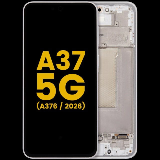 Display OLED completo con Frame per Samsung Galaxy A37 5G (A376 / 2026) (Refurbished) (Bianco)