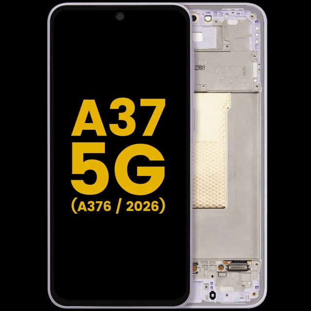 Display OLED completo con Frame per Samsung Galaxy A37 5G (A376 / 2026) (Refurbished) (Light Violet)