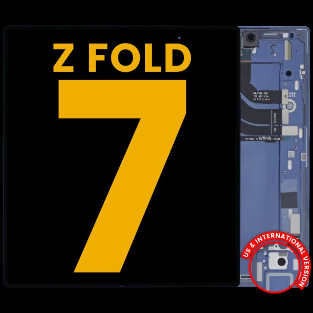 Inner Display OLED completo con Frame per Samsung Galaxy Z Fold 7 5G (US e International) (Refurbished) (Blu Shadow)