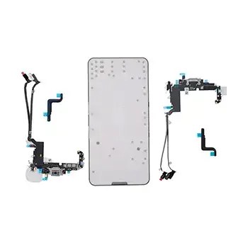 USB-C Flat connettore di ricarica (pSIM) per iPhone 17 Pro Max (Service Pack) (versione UK/EU) (Argento)