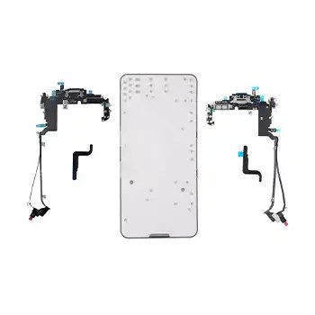 USB-C Flat connettore di ricarica (pSIM) per iPhone 17 Pro Max (Service Pack) (versione UK/EU) (Deep Blu)