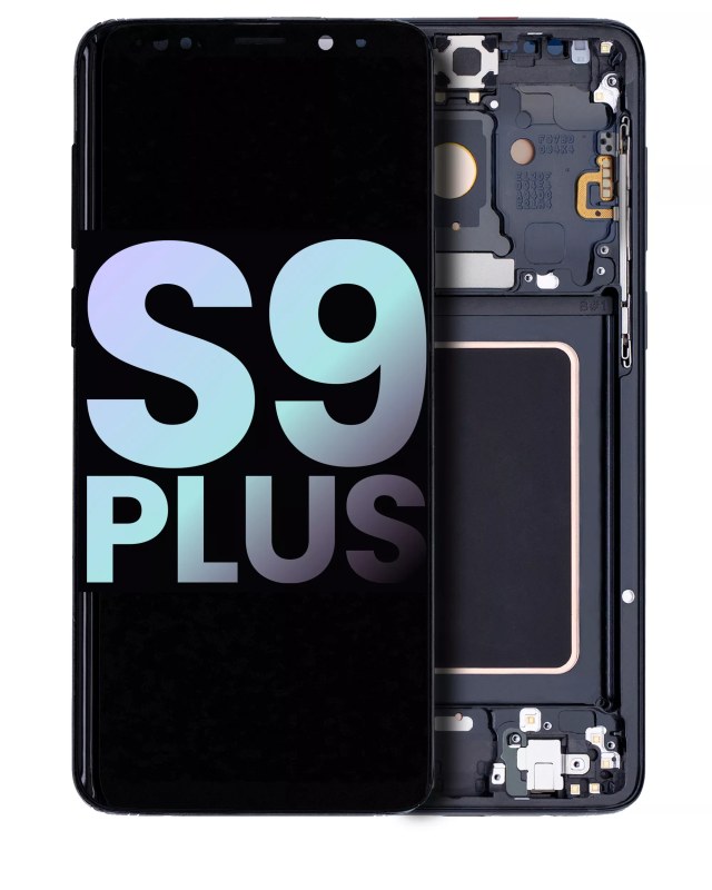 Display OLED completo con Frame per Samsung Galaxy S9 Plus (Service Pack) (Midnight Nero)