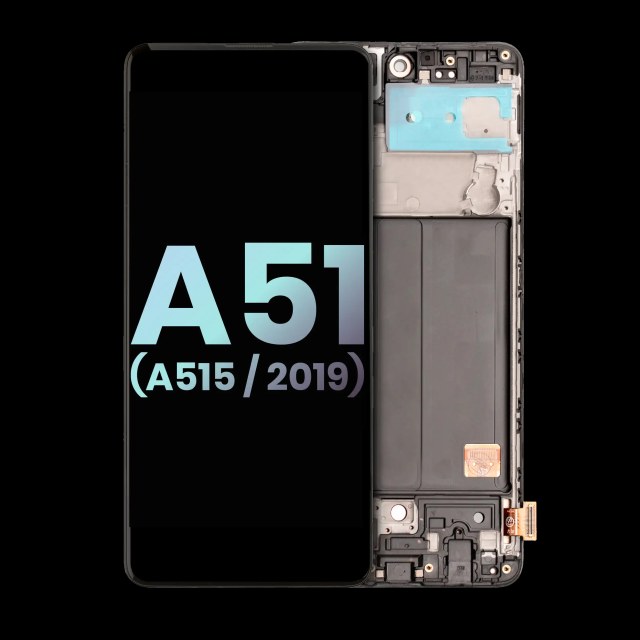 Display OLED completo con Frame per Samsung Galaxy A51 4G (A515 / 2019) (Service Pack) (tutti i colori)