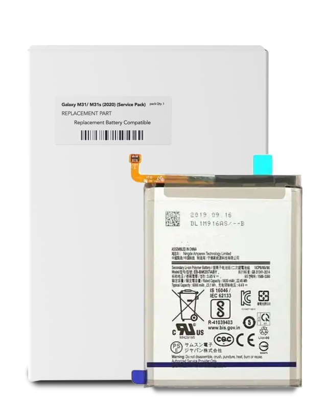 Batteria di ricambio per Samsung Galaxy M31 (M315 / 2020) / M31S (M317 / 2020) (Service Pack)