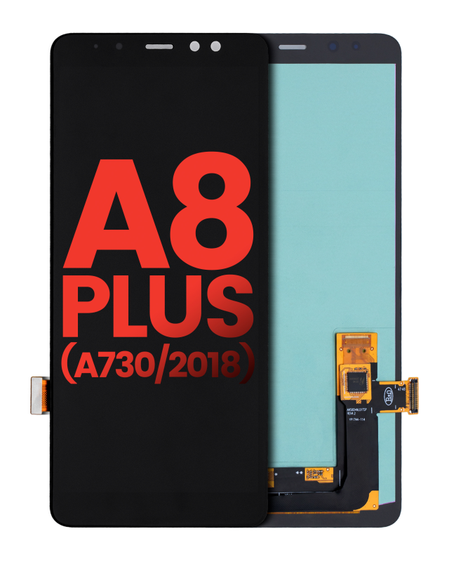 Display OLED completo senza Frame per Samsung Galaxy A8 Plus (A730 / 2018) (tutti i colori)