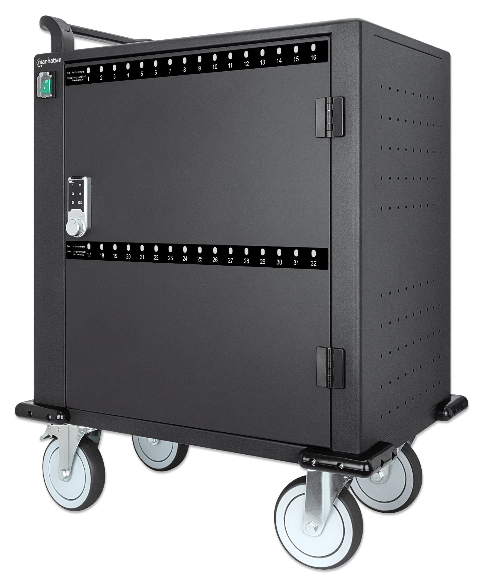 Carrello Stazione di Ricarica USB-C™ 576W per 32 Smartphone e Tablet fino a 12''