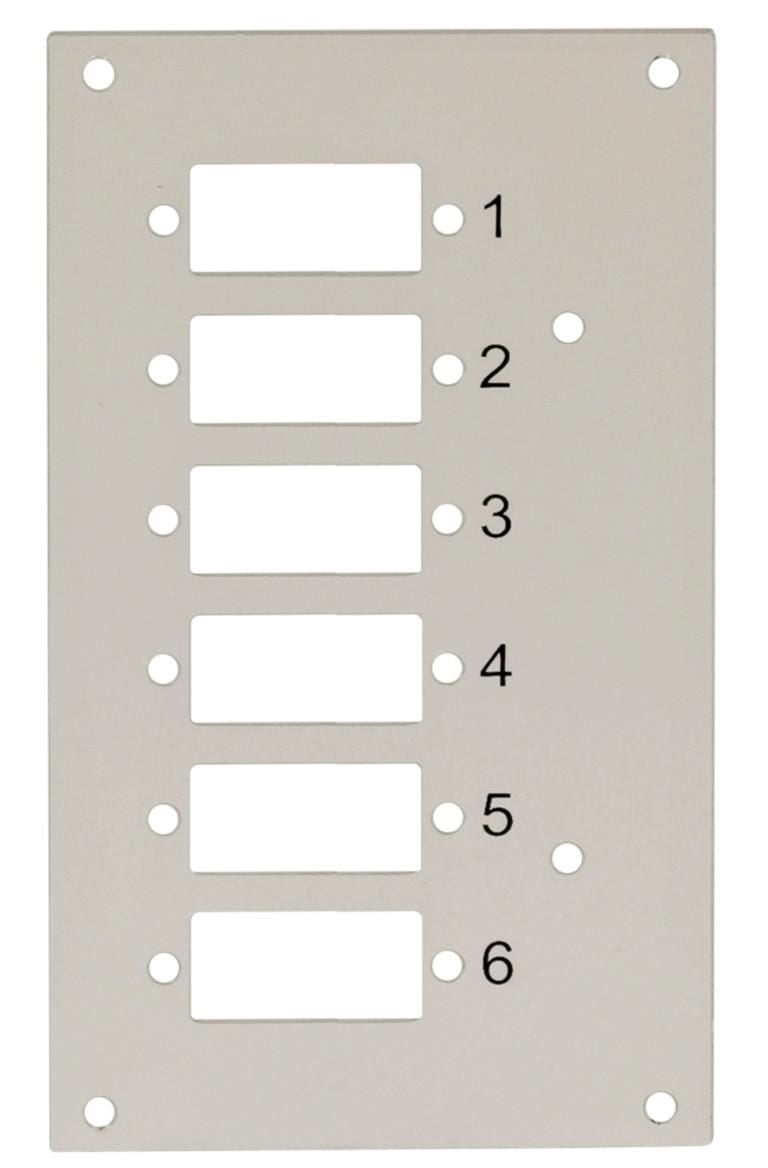 Pannello Frontale 6 Connessioni SC-Duplex per Box Ottico
