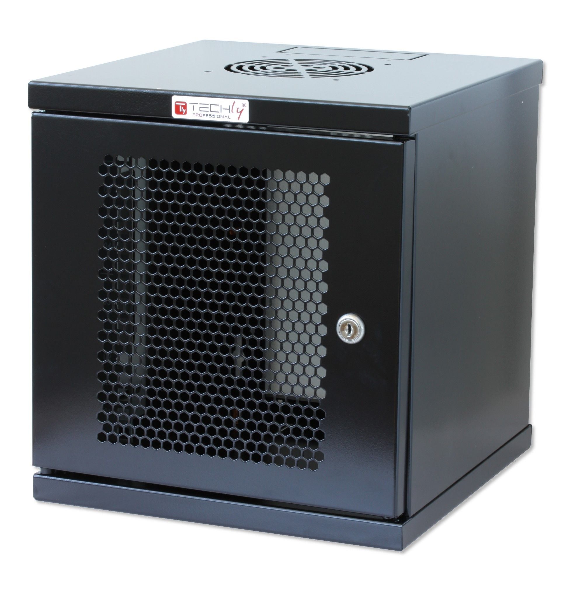 Armadio Rack 10'' a muro 6 unità Porta Grigliata Nero
