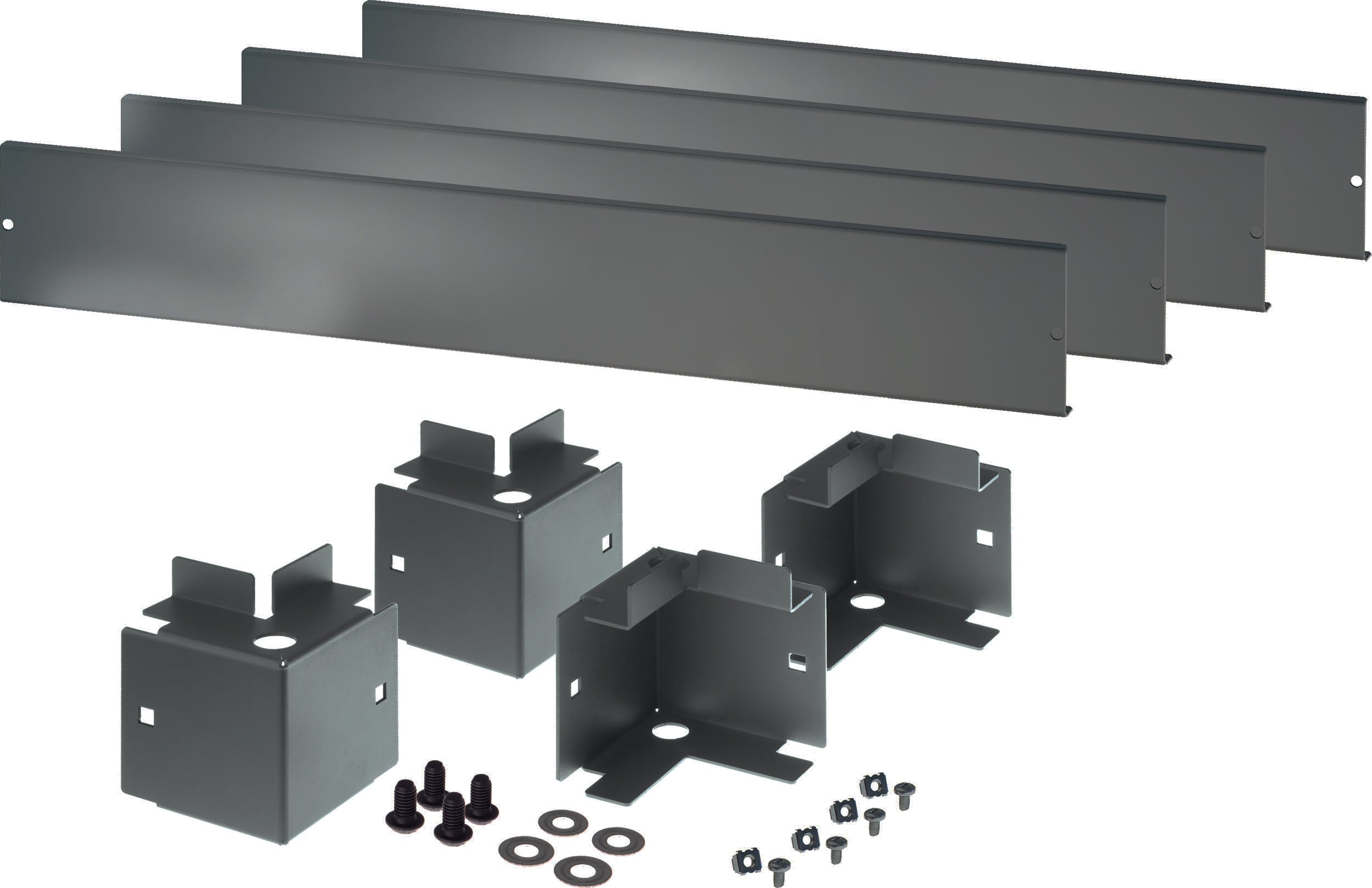 Zoccolo 800 x 800 mm per Armadi Rack Serie NextGen Nero