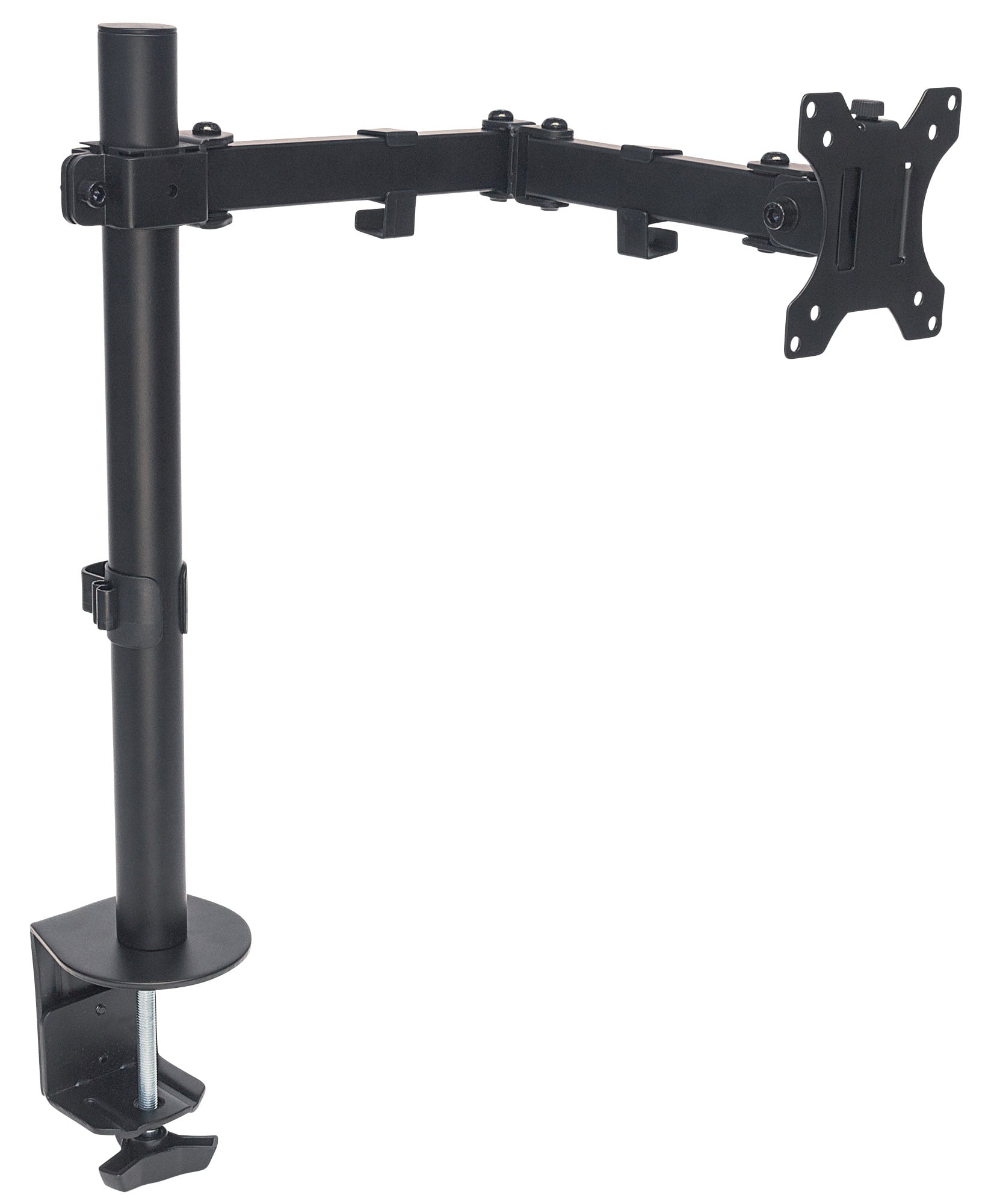 Supporto da Scrivania per Monitor 13-32'' Doppio Snodo di Regolazione