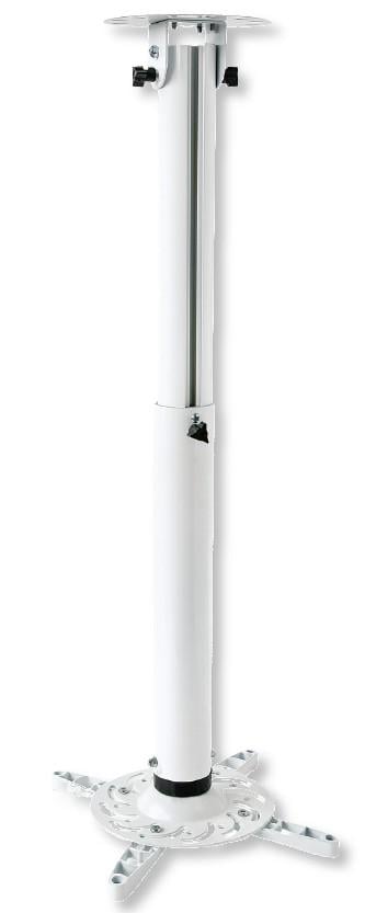 Supporto a Soffitto per Proiettori Estensione 500-770 mm Bianco