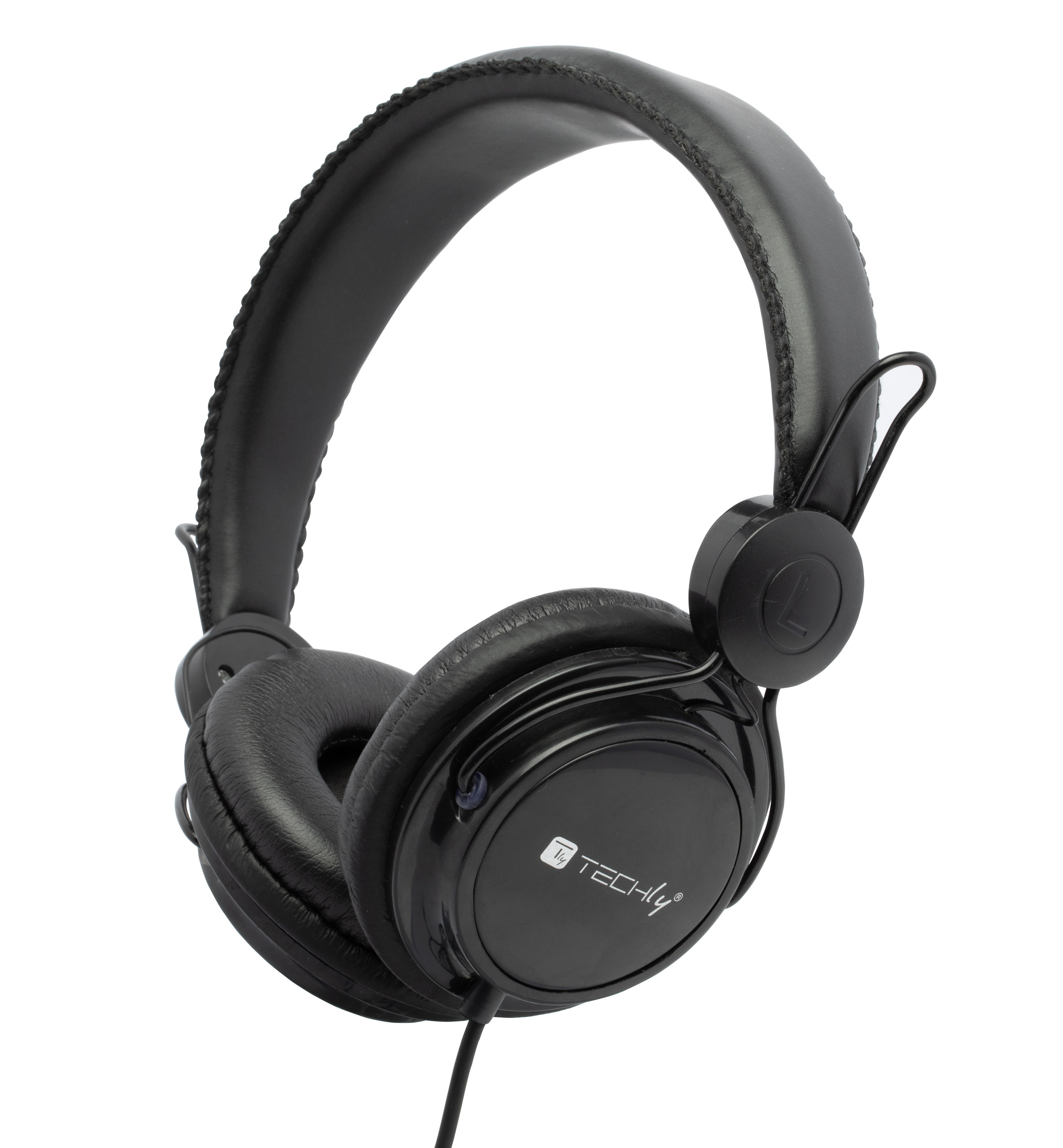 Cuffia Stereo con Auricolari ed Archetto Imbottiti