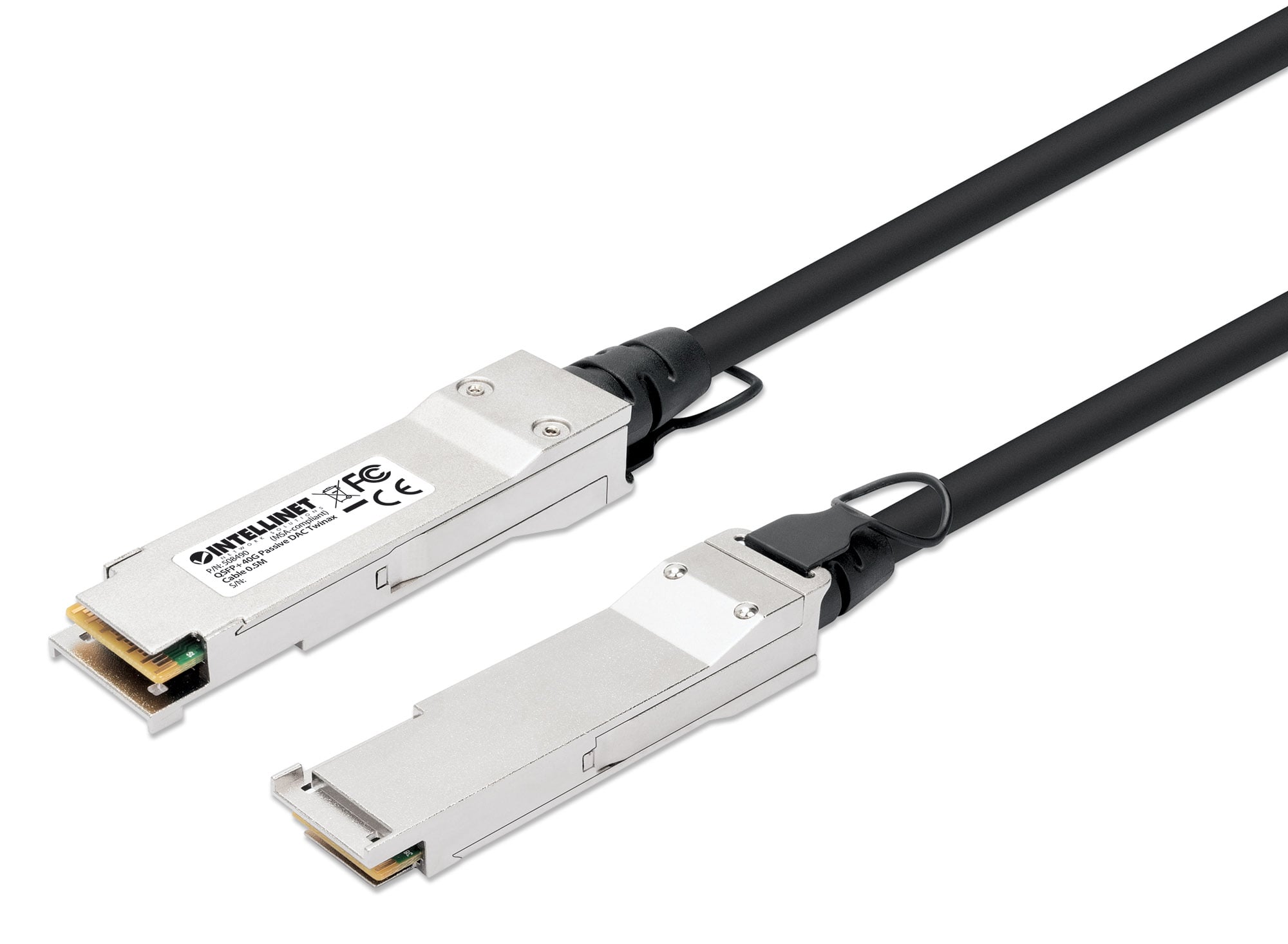 Cavo in Rame Twinax DAC Passivo QSFP+ 40G 0,5m