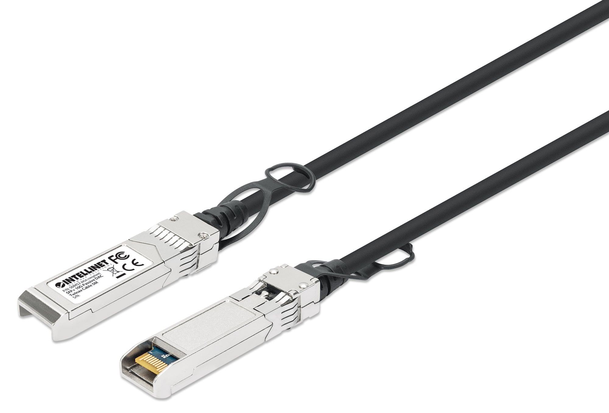 Cavo in Rame Twinax DAC Passivo con Connettori SFP+ 10Gb 5m Nero