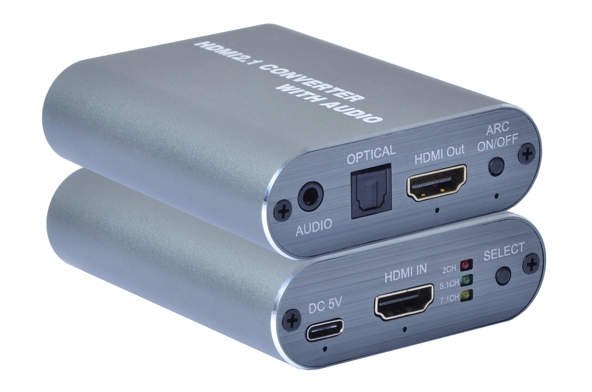Estrattore Audio HDMI LPCM7.1 ARC 8K con Audio 3.5'' e Toslink SPDIF