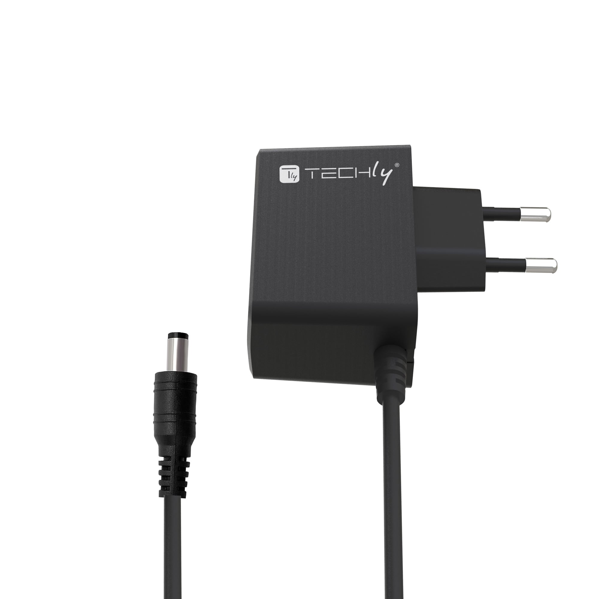 Alimentatore AC/DC 5V 1A Plug 5.5x2.1 mm Slim Nero