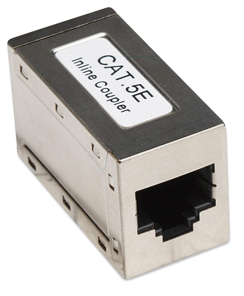 Accoppiatore RJ45 Schermato Cat. 5E Femmina/Femmina