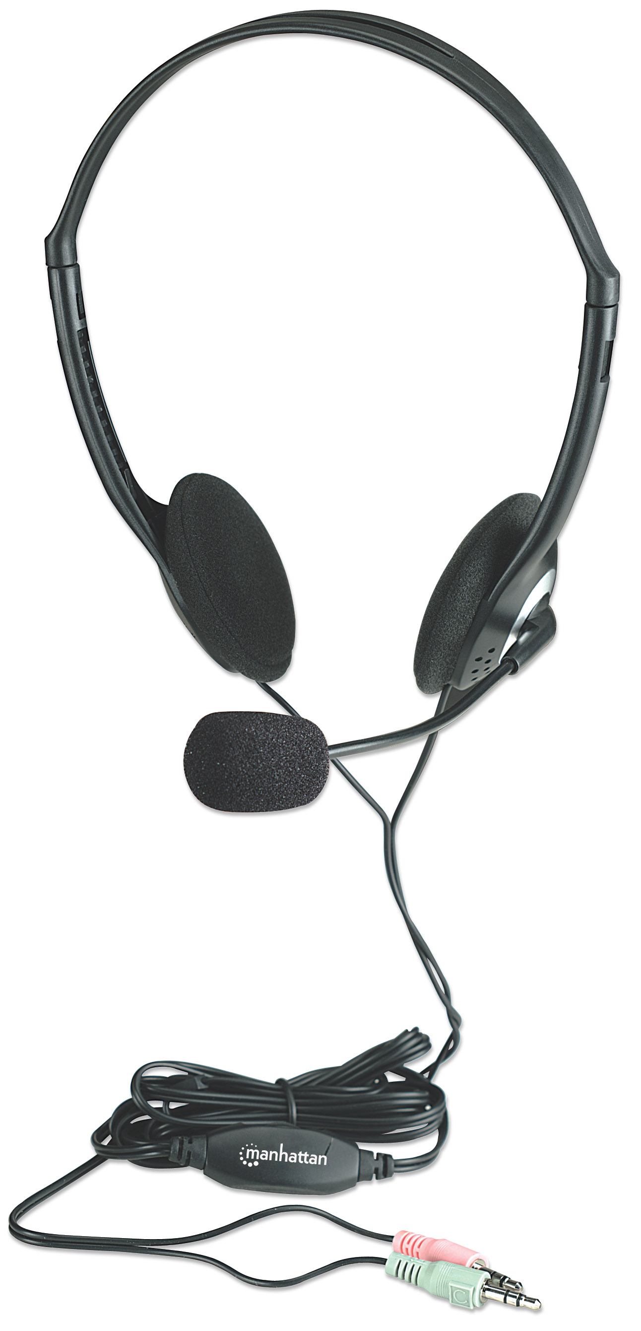 Cuffie Stereo con Microfono e Regolazione del Volume