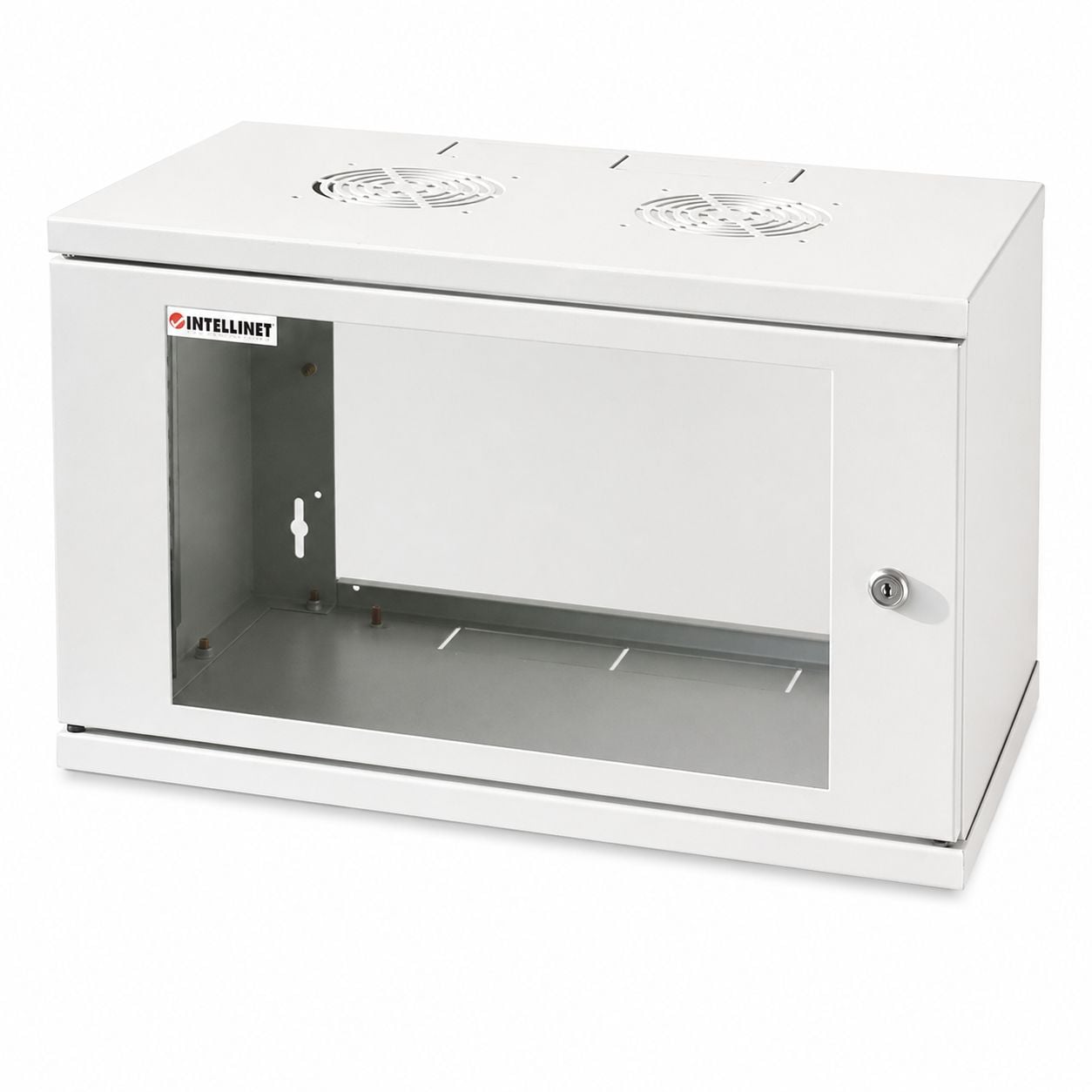 Armadio Rack 19'' a muro 6 unità prof. 320 Grigio Assemblato