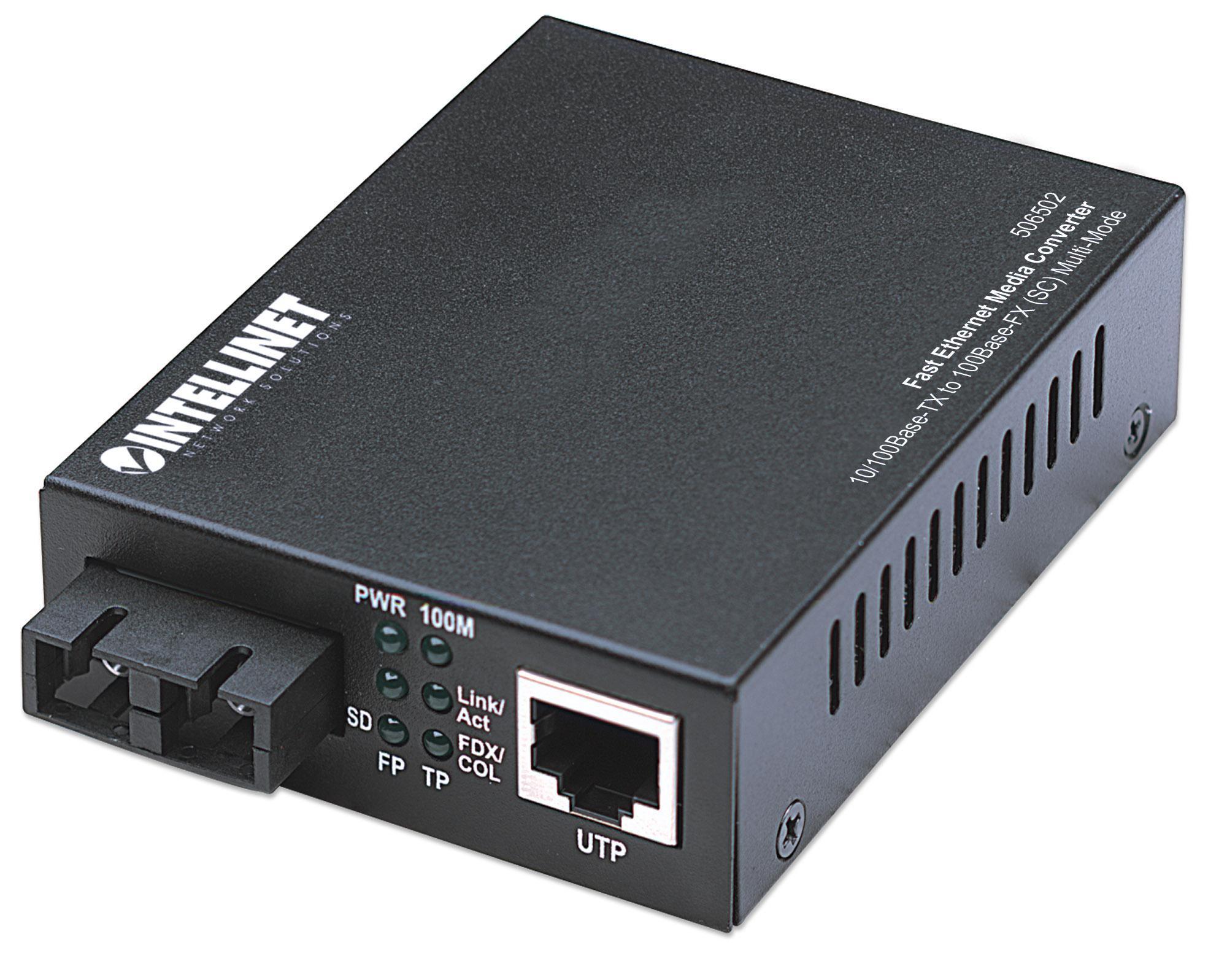 Convertitore RJ45 - Fibra SC Multimodale