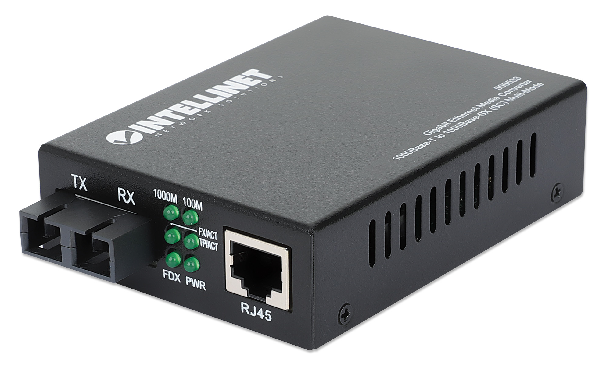 Convertitore RJ45 - Fibra SC GigaBit