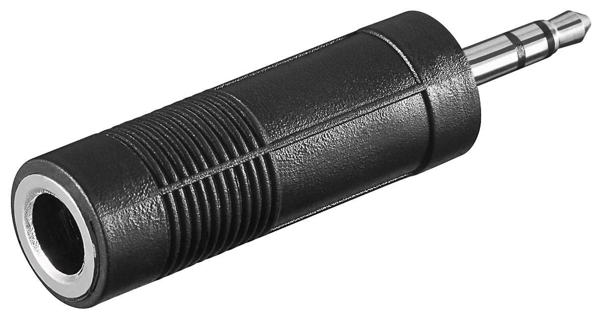 Adattatore Audio 3.5mm Maschio a 6.3mm Stereo Femmina