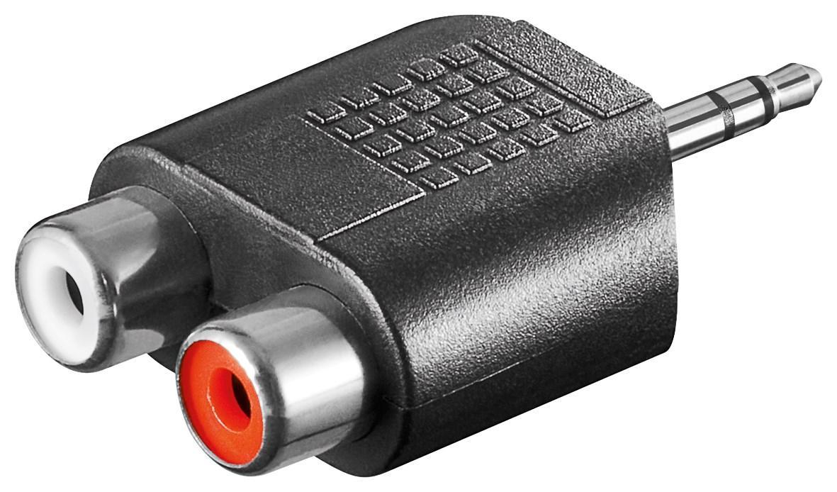 Adattatore Audio 3.5mm Maschio a 2 RCA Stereo Femmina