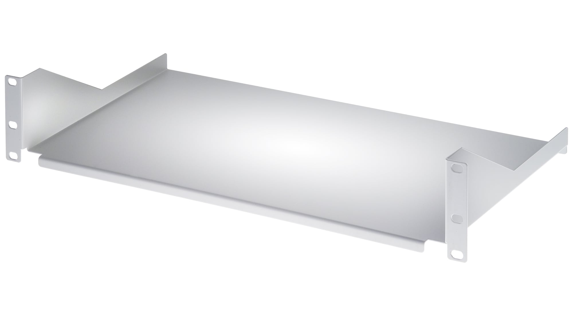 Mensola per Rack 19'' 250 mm 2U Grigia 2 punti
