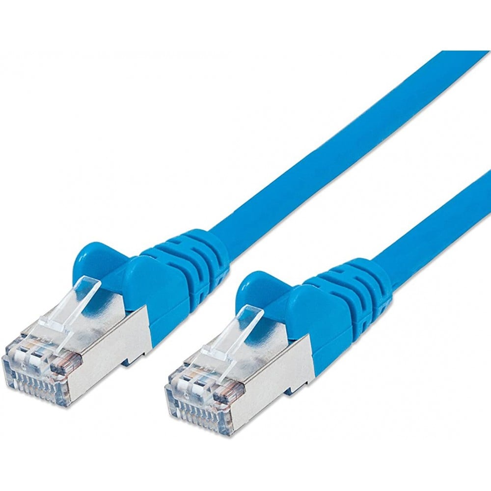 Cavo di rete Patch in Rame Schermato Cat. 5e Blu F/UTP 10 m