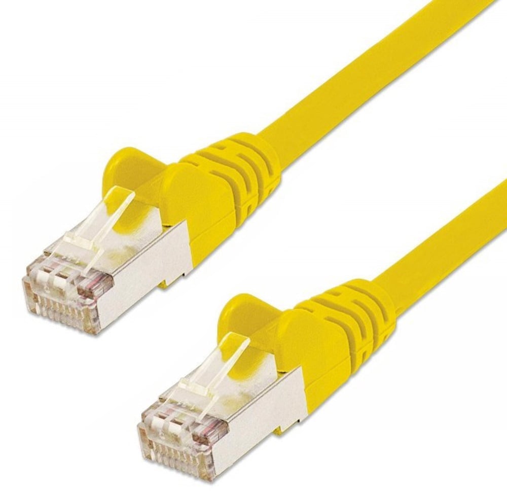 Cavo di rete Patch in Rame Schermato Cat. 5e Giallo F/UTP 5 m