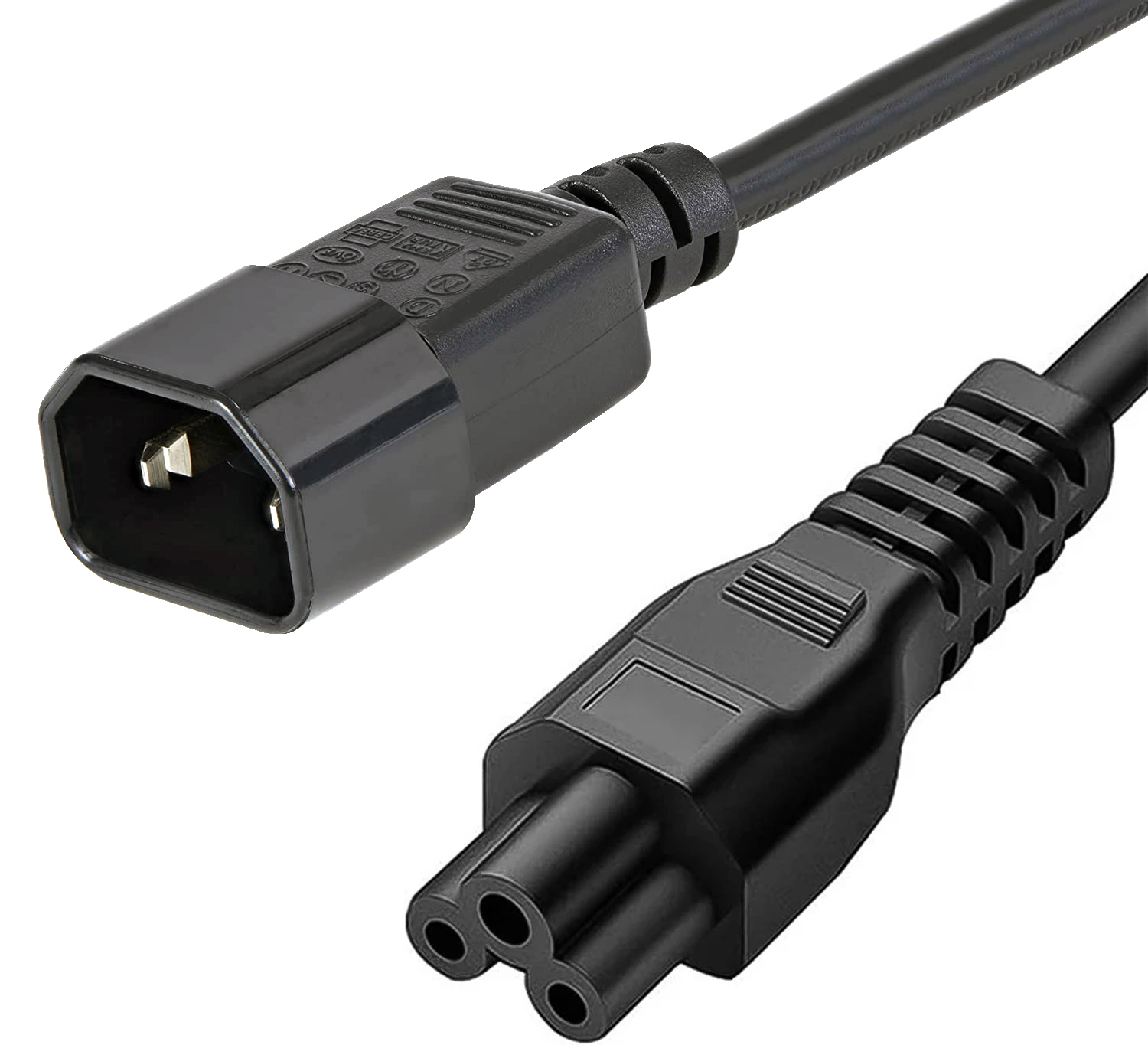 Cavo conversione C5 F a C14 M 1,8 mt nero