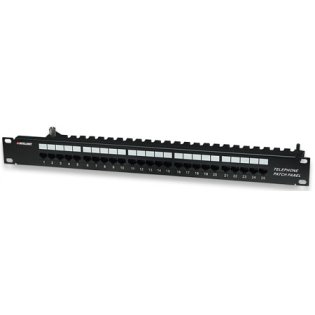 Pannello Patch ISDN 25 Porte UTP Telefonico Cat. 3