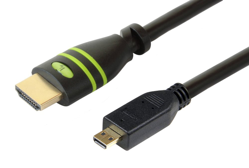 Cavo HDMI™ Highspeed con Ethernet Channel 1.4 A M/ Micro D M, 3 m