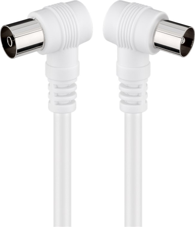 Cavo Antenna TV M/F 10 mt  angolato 90°