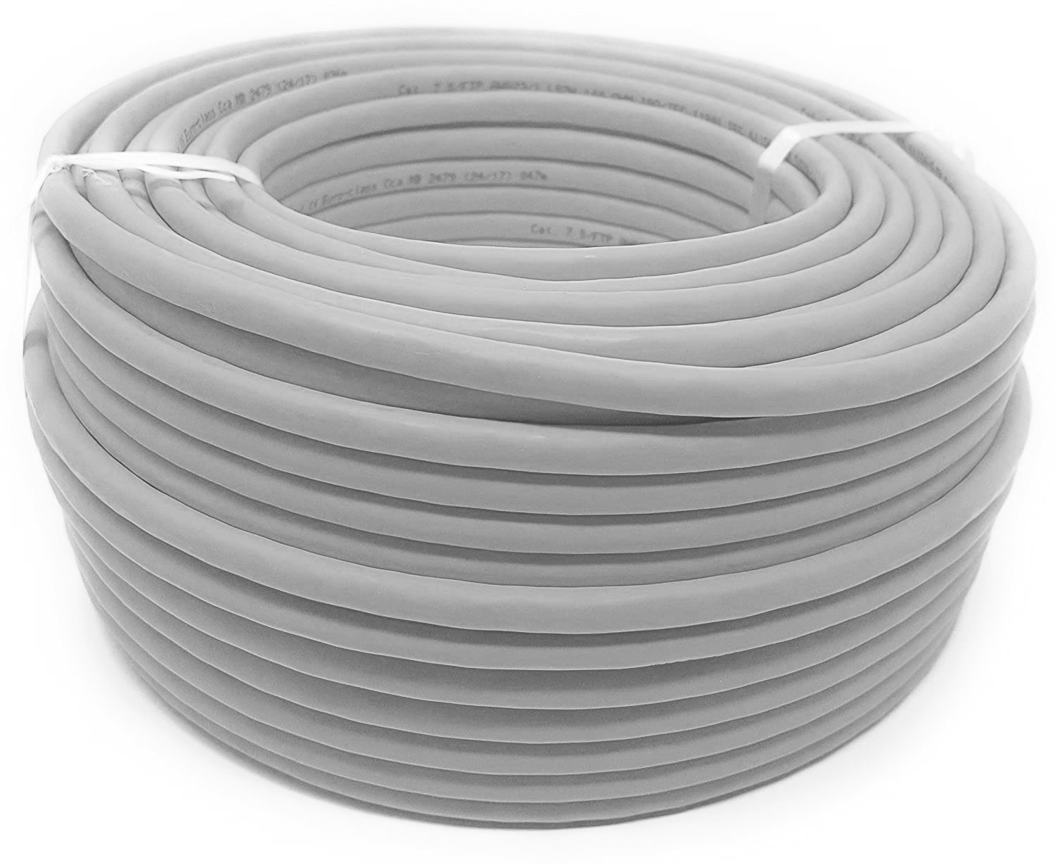 Matassa U/UTP Cavo Cat.6 Rame 100m Rigido Grigio