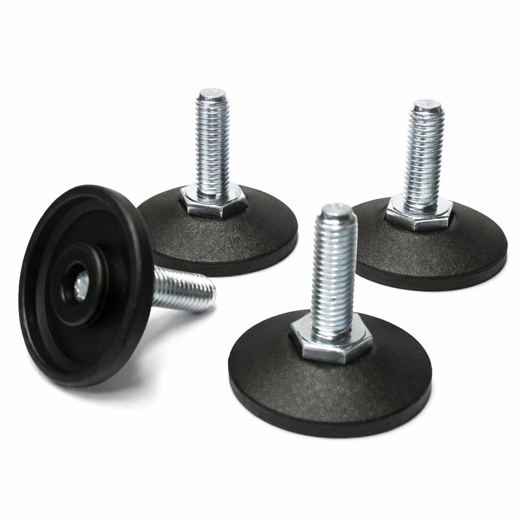 Kit 4 Piedi di Livellamento per Armadi Rack