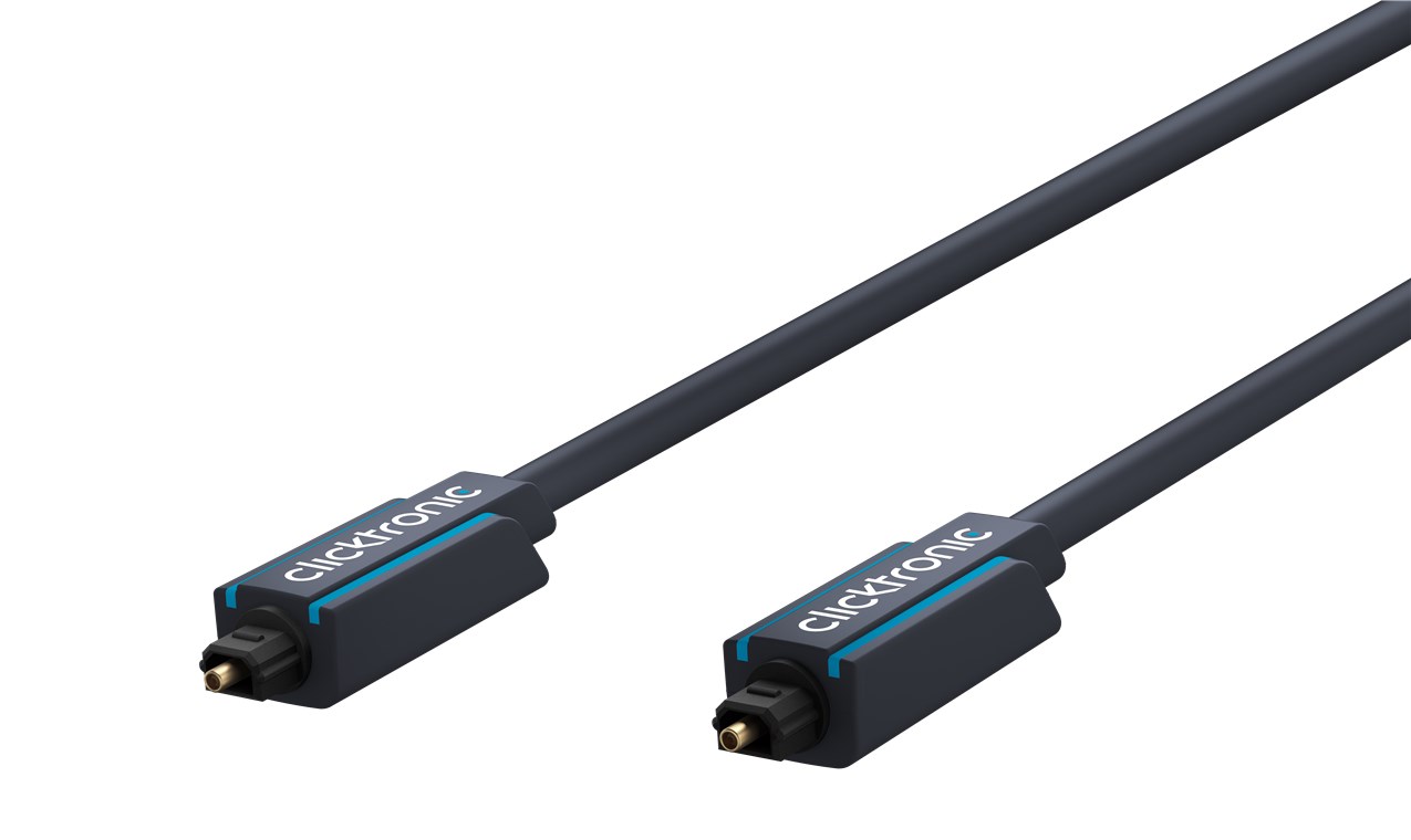 Connessione audio ottica digitale con trasmissione luminosa e tasso di trasferimento dati elevati. Il connettore a triplo rivestimento si inserisce facilmente, è sicuro e affidabile. Il risultato è un surround sound nitido e un esperienza di