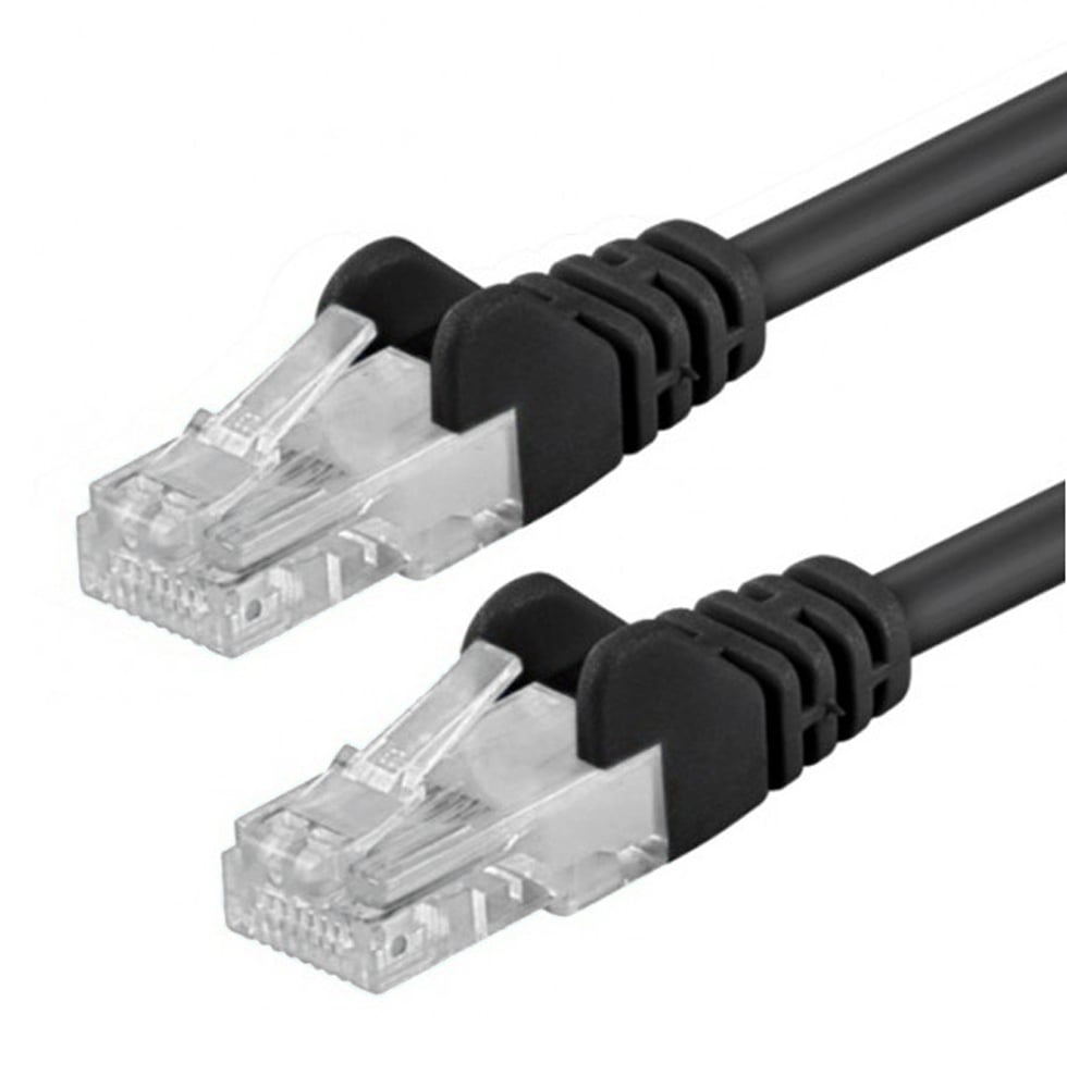 Cavo di rete Patch in CCA Cat. 6 Nero UTP 2 m
