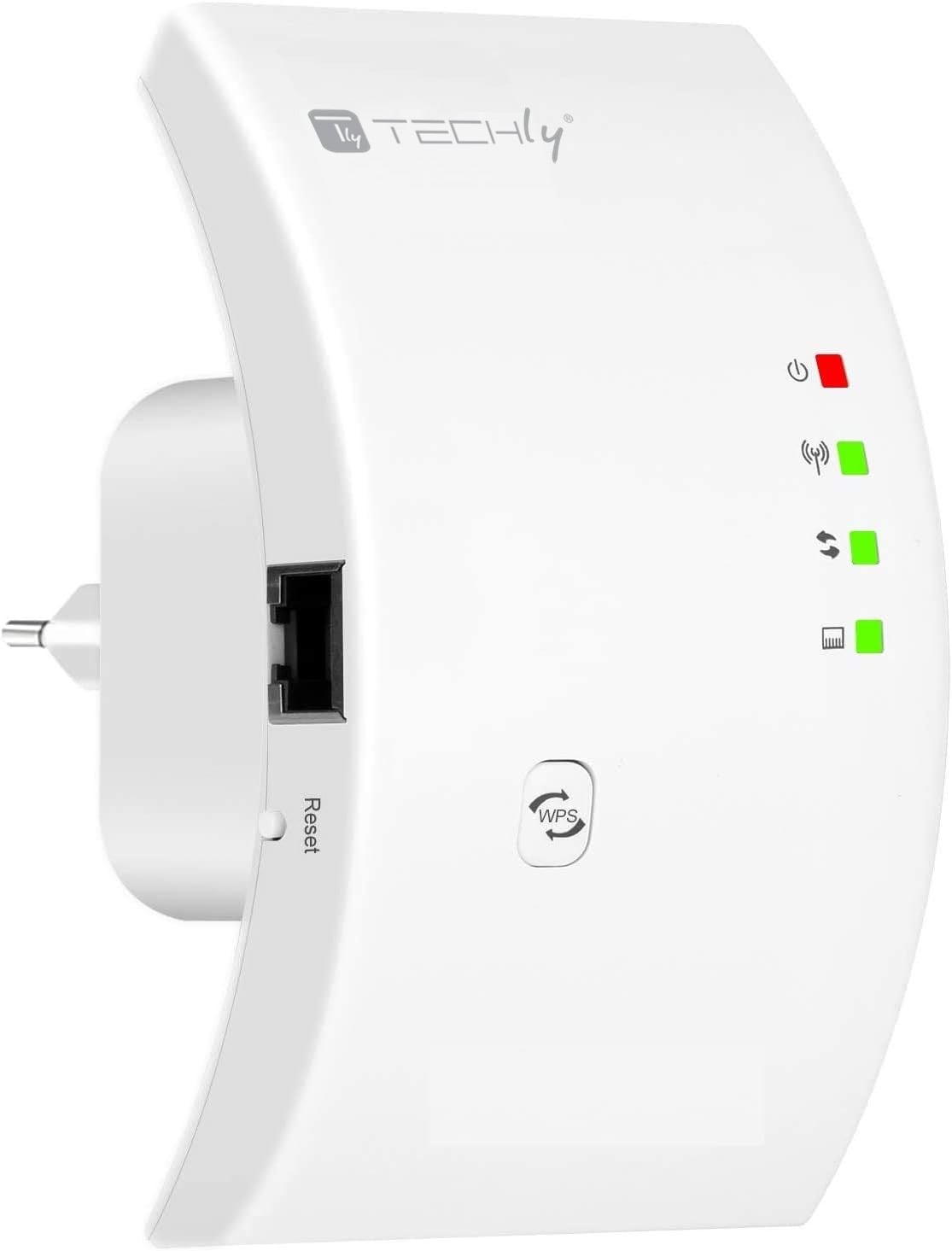 Ripetitore wireless con tecnologia 300 N (Draft 2.0) utilizzato principalmente per fornire facilmente estensione del segnale wi-fi, anche in grandi zone come capannoni, grandi comunità, ampie abitazioni o, per esempio, quando la copertura del segna