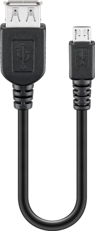 Cavo USB 2.0 A femmina/Micro B maschio 0.2 m