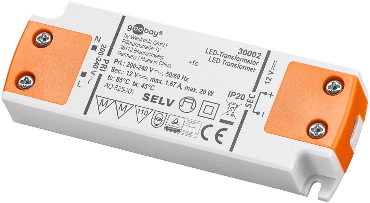 Alimentatore Led da 20W per Led (0.5W-20W)
