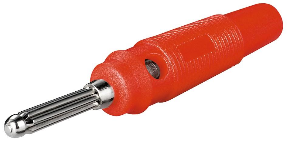 Inseritore Presa Banana per 4mm Rosso