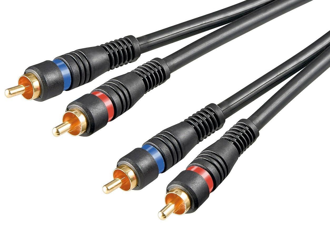 Cavo Audio 2RCA M/M 3 metri Alta qualità